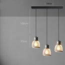 Helnys Industrial Pendant Light Cement Metal Lampshade Nordic Hanging Lamp LED