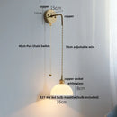 Helnys Moon ABS LED Wall Light Fixture Adjustable Nordic Modern Bedside Lamp