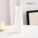 Helnys Nordic Ceramic-Style Flower Vase for Home Decor and Wedding Centerpieces