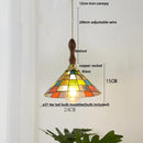 Magic Cube LED Pendant Lights by Helnys - Colorful Glass Tiffany Style Hang Lamp