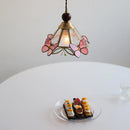 Helnys Clear Glass LED Pendant Lamp Butterfly Decoration Modern Nordic Hanging Light