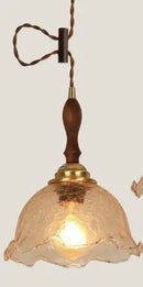 Helnys Glass Pendant Lights for Bedroom Dinning Living Room