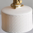 Helnys Walnut Wood LED Pendant Light Ceramic Copper Nordic Modern Hang Lamp