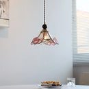 Helnys Clear Glass LED Pendant Lamp Butterfly Decoration Modern Nordic Hanging Light