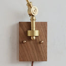 Helnys Ceramic Flower Design LED Wall Lamp for Bedroom and Bathroom