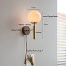 Helnys Moon Jupiter Copper Wall Lamp - Modern Nordic Home Decor