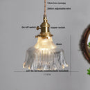 Helnys Nordic Glass LED Pendant Light for Study Porch Dining Room Home Decor