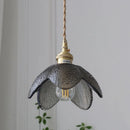 Helnys Nordic Flower Glass LED Pendant Lights for Dining Living Kitchen Room