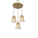 Helnys Nordic Glass LED Pendant Light Copper Hanging Lamp