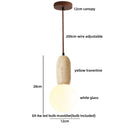 Helnys White Glass LED Pendant Lights Scandinavian Modern Hanging Lamp