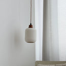 Helnys Ceramic Wood LED Pendant Lamp - Nordic Modern Hanging Light Fixtures
