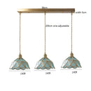 Helnys Nordic Copper Glass Hanging Pendant Light for Modern Living Spaces