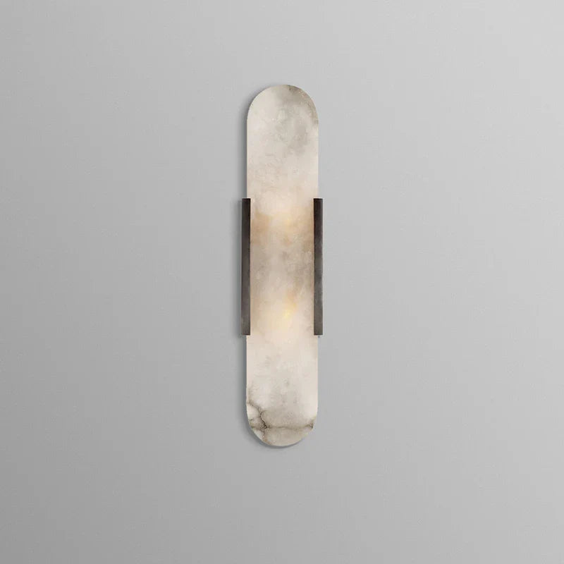 Helnys Nordic LED Wall Lamp Sconce with Marble Lampshade