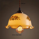 Helnys Vintage Copper Socket Pendant Lamp with Green Glass - 2023 Edition