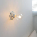 Helnys Ceramic LED Wall Lamp Sconce Minimalist Japan Style Stair Light