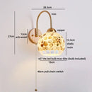 Helnys Shells Resin LED Wall Lamp for Indoor Bedroom Decor & Stair Light