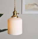 Helnys Glass Pendant Lights for Bedroom Dinning Living Room