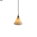 Helnys Nordic Ceramic White Copper Pendant Lamp - Modern LED Decor Fixture