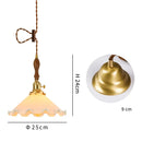 Helnys Nordic Glass LED Pendant Lamp for Coffee Bedroom Living Room