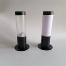 Helnys 12W LED Stainless Steel Garden Path Lights Set - Black Silver