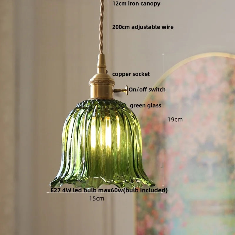 Nordic Modern Helnys LED Pendant Light Fixture with Adjustable Wire & Knob Switch