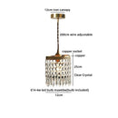 Helnys Crystal Chandelier Pendant Light - Japan Style LED Luxury Hanging Lamp