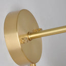 Helnys Walnut Wood LED Wall Sconce Modern Copper Pull Chain Switch Stair Light Fixtures