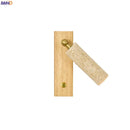 Helnys Copper LED Wall Sconce Yellow Travertine Modern Nordic Mirror Light