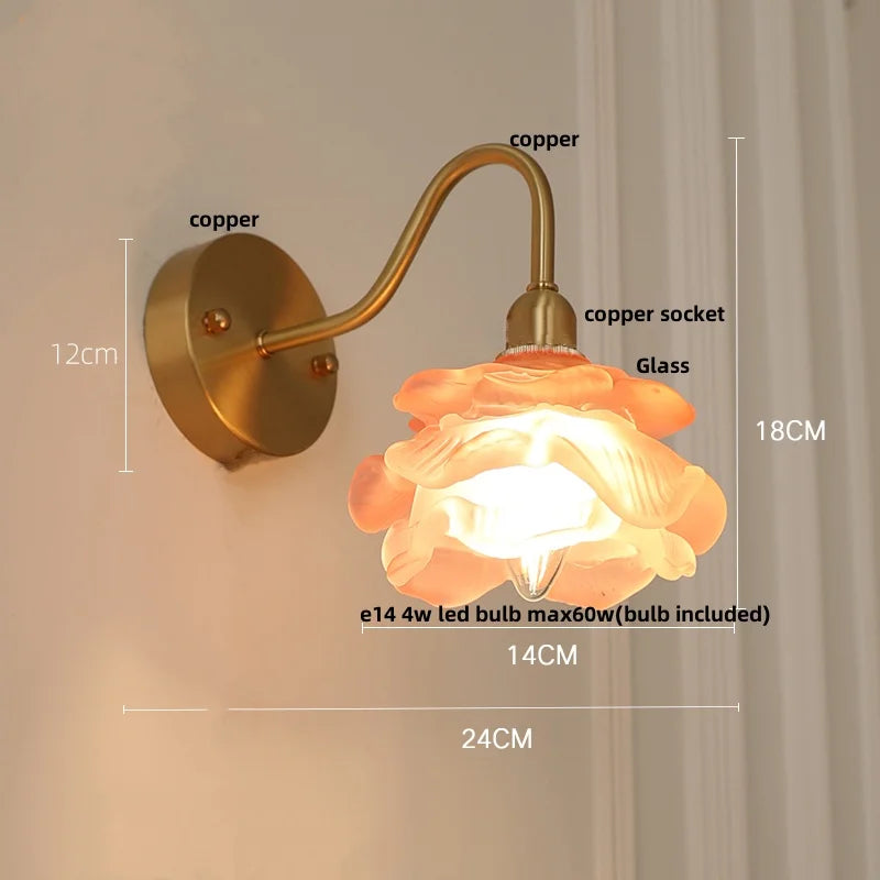 Helnys Pink Jellyfish Class LED Wall Lamp - Nordic Modern Design