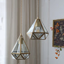 Helnys Clear Glass LED Pendant Light Fixture Nordic Modern Hang Lamp Suspendsion