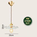 Helnys Diamond Glass LED Pendant Lamp for Indoor Lighting in Modern Nordic Style