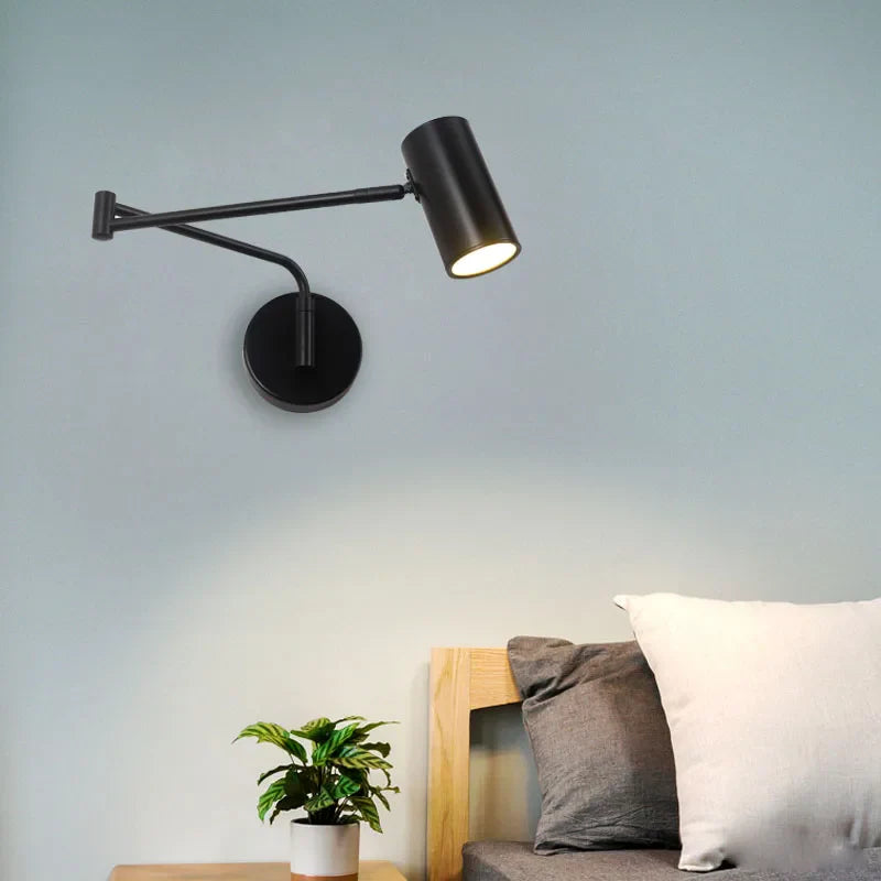Helnys Acrylic Iron LED Wall Lamp Modern Dining Room Fixture