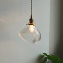 Helnys Nordic Glass LED Pendant Light for Reading Living Dining Room