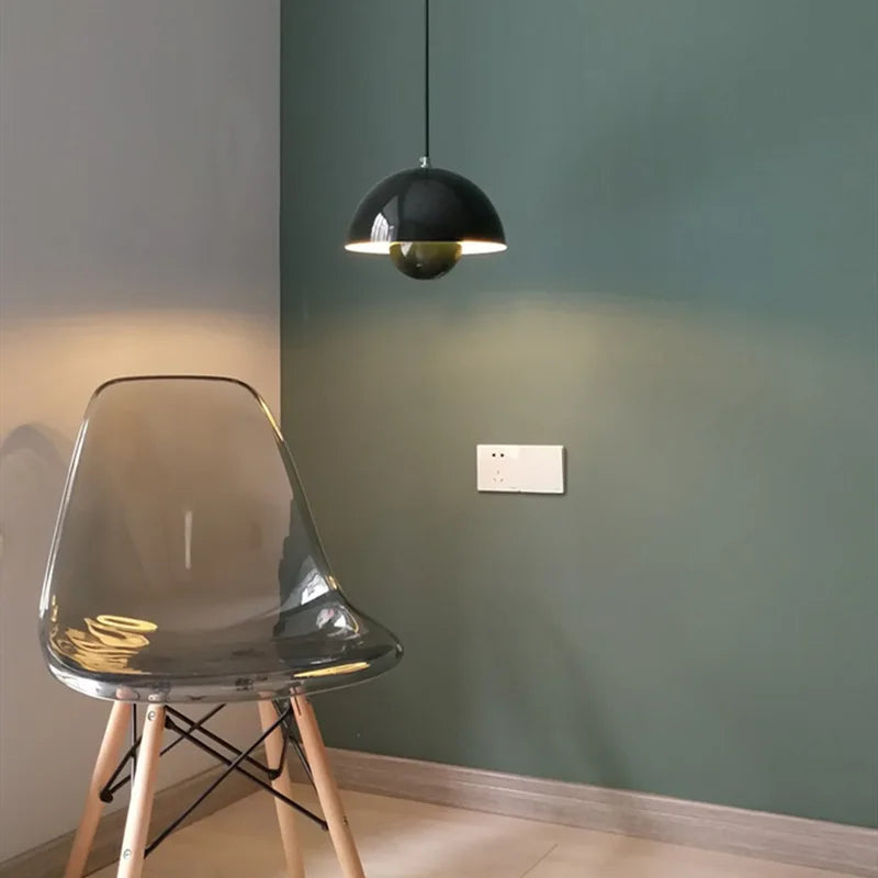 Helnys Flower Bud LED Pendant Lights - 10 Colors, Nordic Modern Hanging Lamp