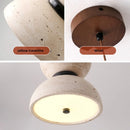 Helnys Yellow Travertine LED Pendant Light: Modern Nordic Acrylic Hang Lamp