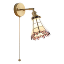 Helnys Nordic LED Wall Light White Pink Glass Flower Kitchen Stair Bathroom Lamp