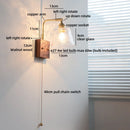 Helnys Clear Glass LED Wall Light Fixture for Modern Nordic Design