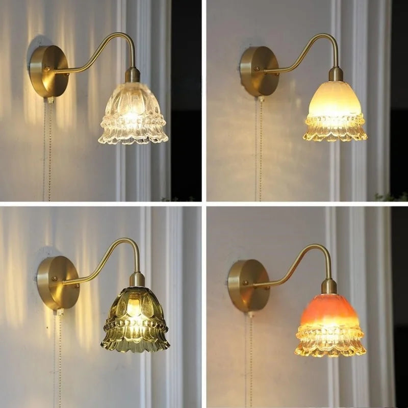 Helnys Pink Jellyfish Class LED Wall Lamp - Nordic Modern Design