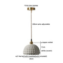 Helnys Ceramic LED Pendant Light for Modern Indoor Decor