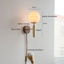 Helnys Moon Jupiter Copper Wall Lamp - Modern Nordic Home Decor