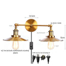 Helnys LED Wall Light Two Heads Decor Pink Loft Wandlamp