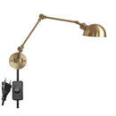 Helnys Nordic Copper Wall Sconce with Pull Chain Switch - Modern Indoor Lighting for Home