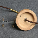 Helnys Modern Ceramic Wood Wall Sconce with LED Light and Pull Chain Switch