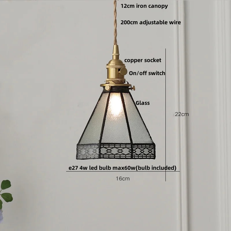 Helnys LED Glass Pendant Lights for Modern Home Decor