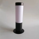 Helnys White Acrylic Shade Pillar Light for Outdoor Landscape and Path