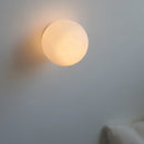 Helnys White Marble Ball LED Wall Sconce - Nordic Modern Stair Light Fixtures