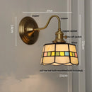 Helnys Cube LED Wall Sconce Copper Glass E27 Vanity Light