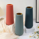 Helnys Origami Plastic Vase Set for Modern Home Decor and Flower Arrangements