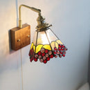 Helnys Glass LED Wall Lamp With Switch, Colorful Lighting for Bedroom, Bathroom, Stairs