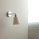 Helnys Modern Ceramic Wall Light with Pull Chain Switch